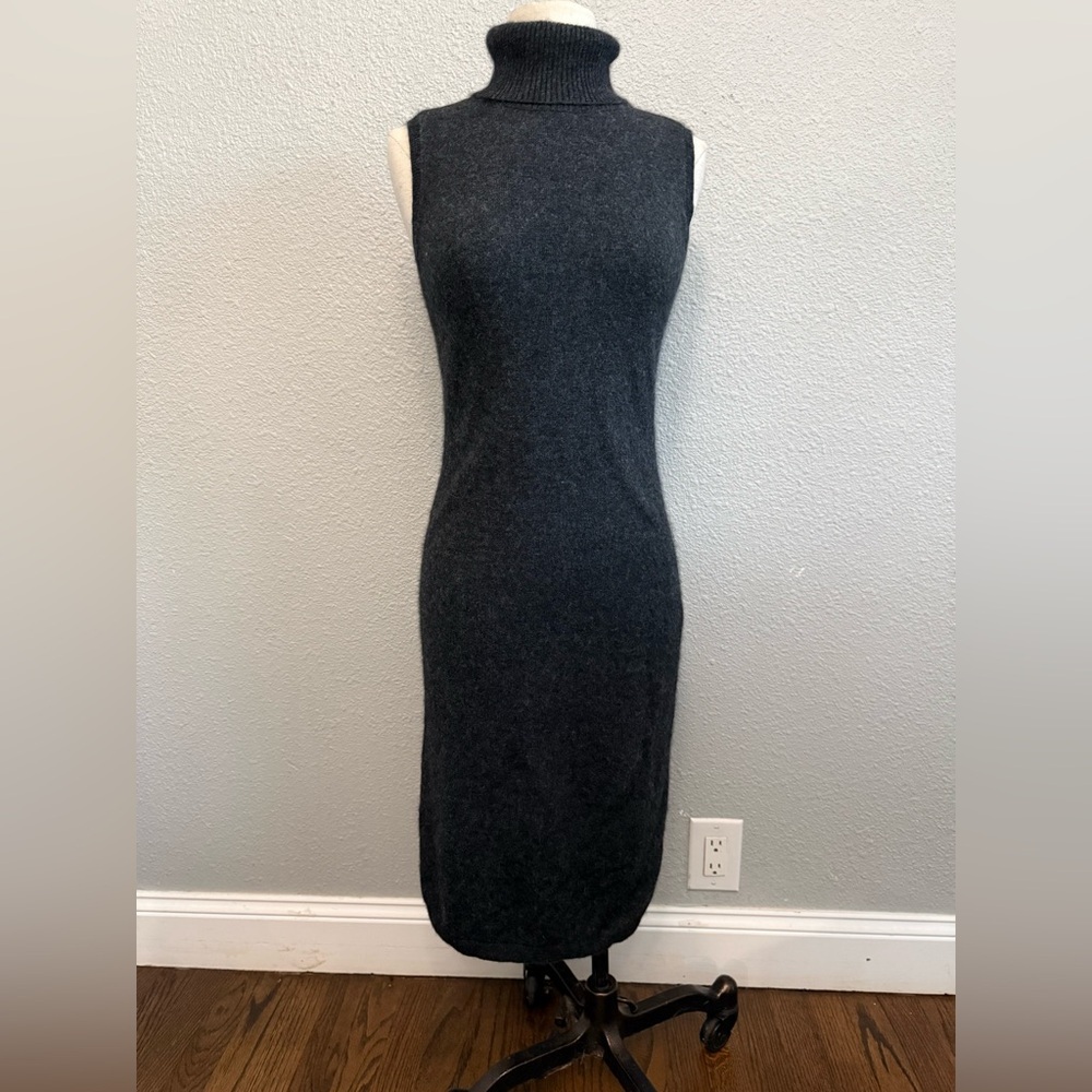 Katherine Kelly Sleeveless‎ Sweater Knit Dress Size XS Wool Blend
